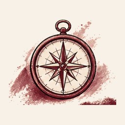 Illustrated compass for the Cancer Journey pathway